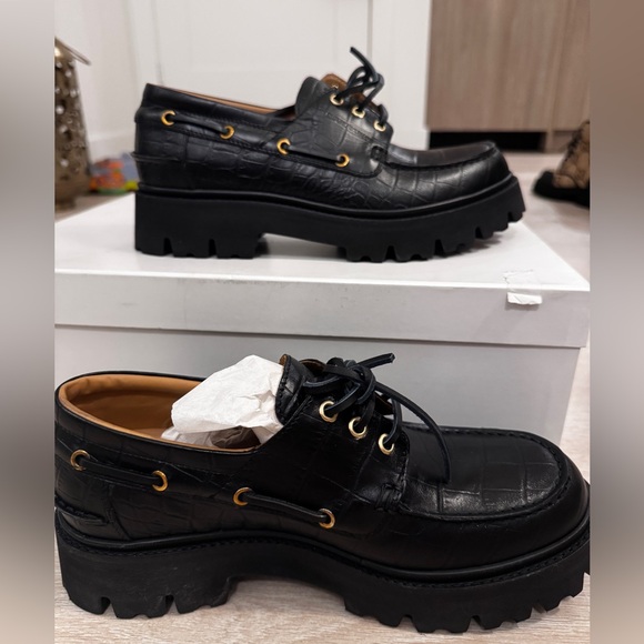 Authentic Emporia Armani leather shoes us8 - Picture 7 of 9